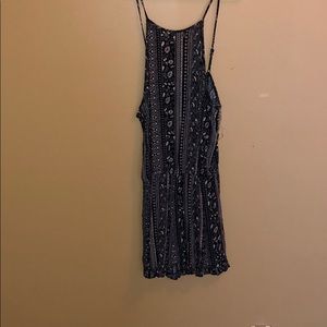American eagle black and white romper